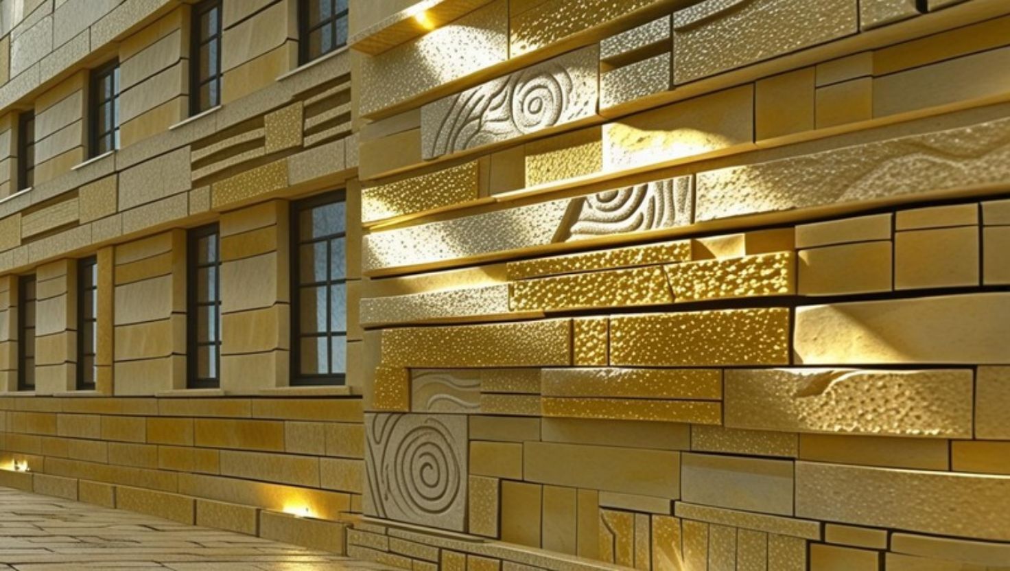Natural stone wall cladding